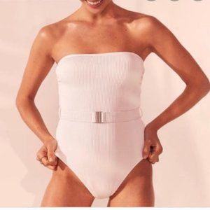 Abercrombie Ribbed Belted One Piece Bathing Suit - NWT
